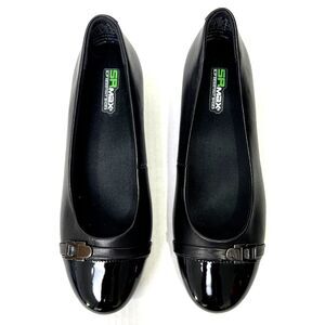 SR Max Isabela Womens Black Wedge Style Soft Toe Slip Resistant Work Shoe Size 8